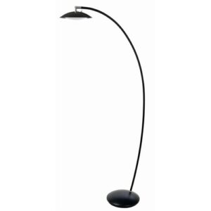 Arc golvlampa mattsvart LED 10W