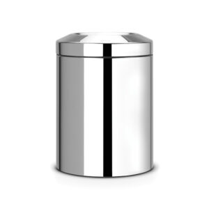 Flame Guard Waste Paper Bin, 7L - Blankborstat stål