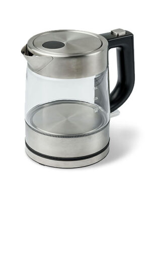 Crystal vattenkokare liter glas vattenkokare