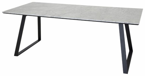Design Estelle Matbord vit marmor