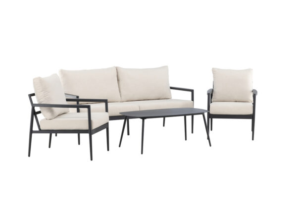 Taromina Lounge Set Svart Svart - Bild 3