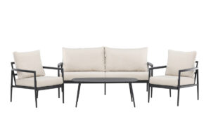 Taromina Lounge Set Svart Svart
